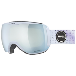 Brille Uvex Downhill 2100 We Cv Arctic Blue Matt White-Green - 2023/24