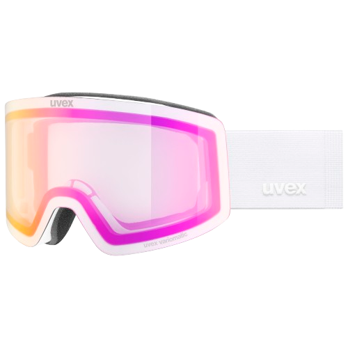 Brille Uvex Provoqe V White Matt/Mirror Pink - 2025/26