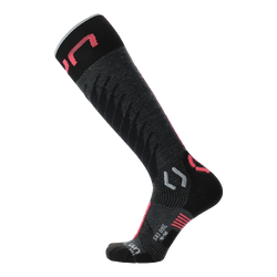 Skisocken UYN Woman Ski One Merino Anthracite/Pink - 2025/26