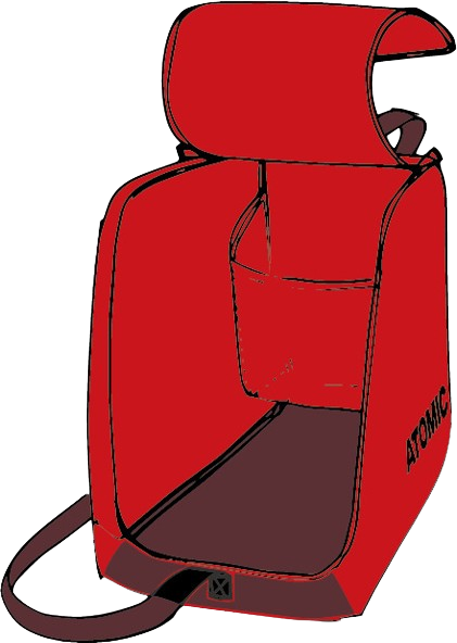 Ski Boot Bag Atomic Boot & Helmet Bag Red – 2025/26