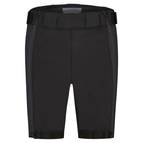 Ziener Race Softshell Shorts Junior Black - 2025/26
