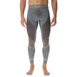Thermal underwear UYN Man Ambityon UW Pants Long Black Melange/Atlantic/Orange Shiny - 2023/24