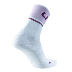 Outdoor Socken UYN Woman Cycling One Light Socks  White/Lilac