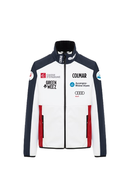 Men's softshel Colmar Replica Softshell Jacket White/Navy/Bright Red - 2025/26