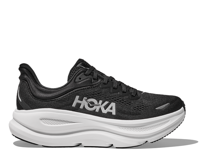 Men shoes Hoka Bondi 9 Black/White