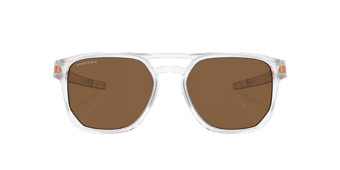 Sonnenbrille OAKLEY Latch Beta Introspect Collection Prizm Bronze Lenses / Matte Clear Frame