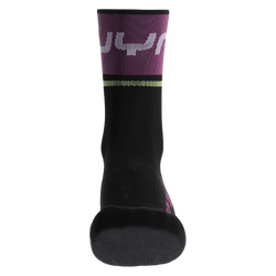 Outdoor Socken UYN Woman Cycling One Light Socks  Black/Violet