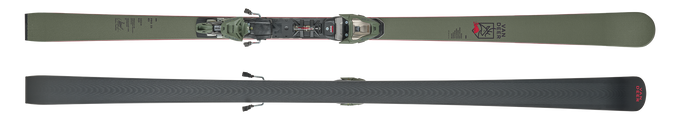 Skis Van Deer Pro RS + Comp 16 Khaki - 2025/26