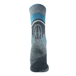 Outdoor Socken UYN Man Trekking One Merino Socks Anthracite/Blue