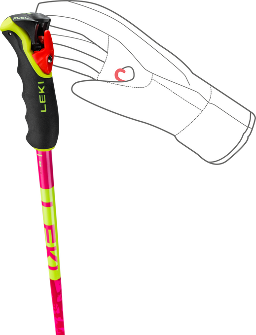 Skistöcke LEKI Spitfire 3D Pink - 2025/26