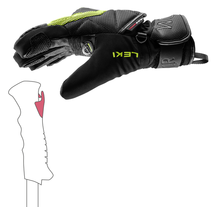 Handschuhe LEKI WCR Coach 3D Junior - 2025/26