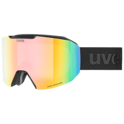 Goggles Uvex Evidnt ATTRACT Small V Black Matt/Mirror Rainbow + spare lens - 2025/26