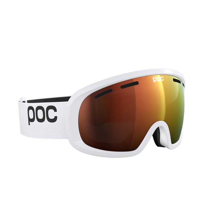 Skibrille POC Fovea Mid Hydrogen White/Partly Sunny Orange - 2025/26