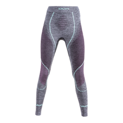Thermounterwäsche UYN Woman Ambityon UW Pant Long Melange Black Melange/Pink/Aqua - 2024/25