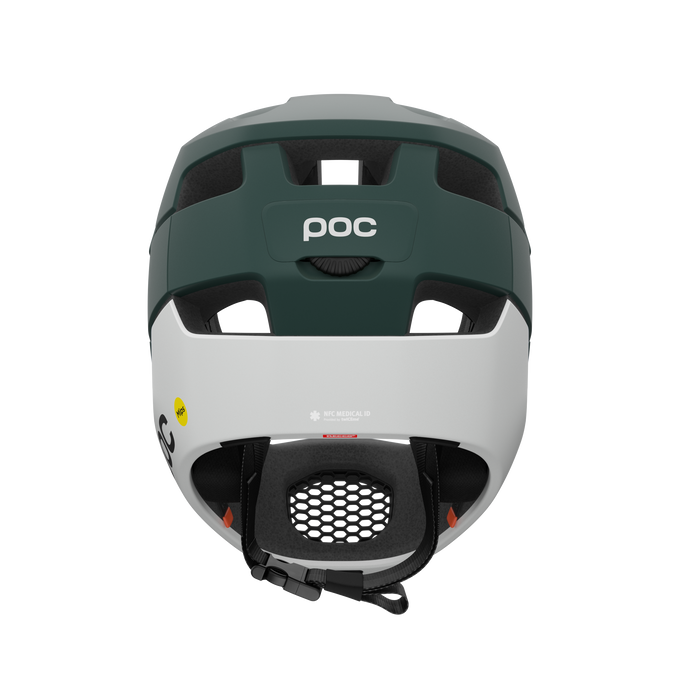Fahrradhelm POC Otocon Race MIPS Pargasite Green Matt/Hydrogen White Matt 2025