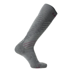 Ski socks UYN Woman Ski One Comfort Fit Grey/Purple 2024/25