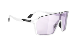 Sunglasses Rudy Project SPINSHIELD WHITE MATTE - Impactx™ Photochromic 2 Laser Purple