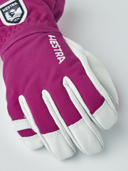 Gloves Hestra Army Leather Heli Ski Jr. Fuchsia - 2025/26