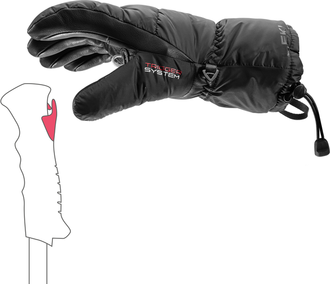 Handschuhe LEKI Glace 3D Women Black - 2025/26