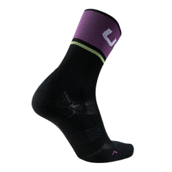Outdoor Socken UYN Woman Cycling One Light Socks  Black/Violet