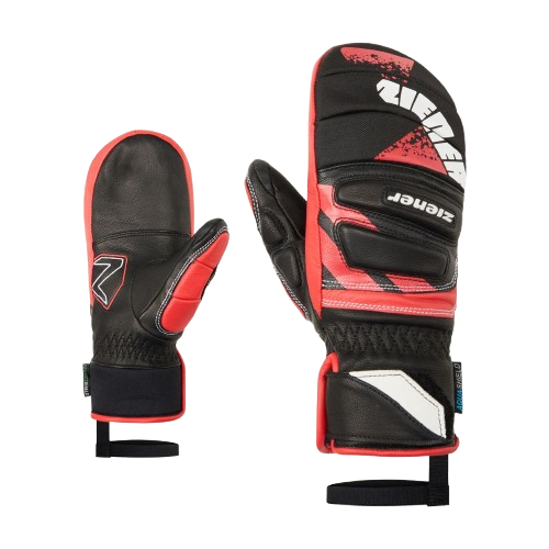 Handschuhe Ziener Lopaki-z As® Pr Mitten Glove Junior Unisex Black Red - 2025/26