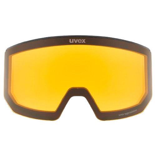 Brille Uvex lace ATTRACT FM Black Matt/Mirror Blue + spare lens - 2025/26