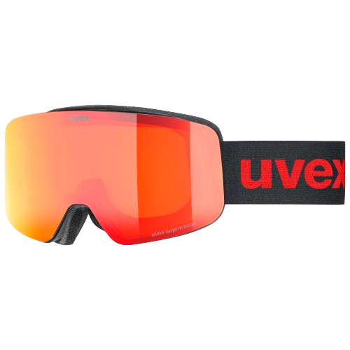 Brille Uvex PWDR FM Black Matt/Mirror Red - 2025/26
