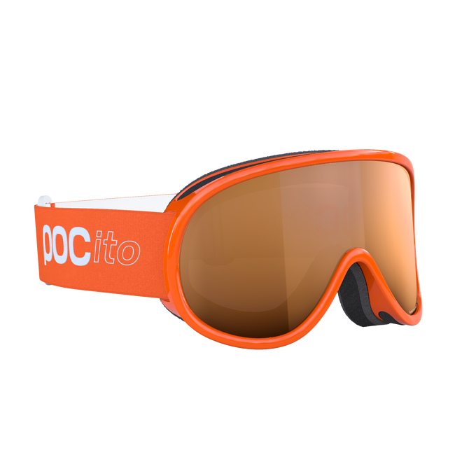 Goggles POC Pocito Retina Fluorescent Orange/Partly Sunny Light Orange - 2025/26