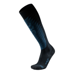 Ski socks UYN Man Ski One Biotech Black/Blue - 2025/26