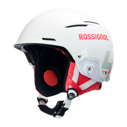 Helm Rossignol Hero Slalom Impacts White + Chinguard - 2024/25