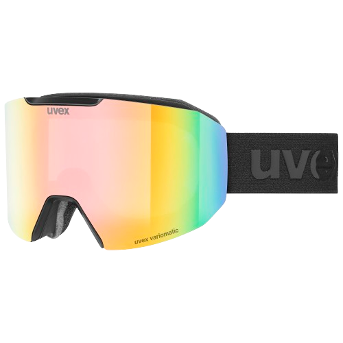 Brille Uvex Evidnt ATTRACT V Black Matt/Mirror Rainbow + spare lens - 2025/26