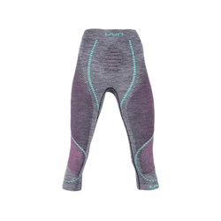 Thermounterwäsche UYN Woman Ambityon UW Pant Medium Black Melange/Pink/Aqua - 2024/25
