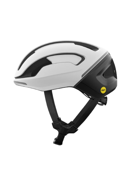 Bicycle helmet POC Omne Beacon MIPS Hydrogen White Matt/Uranium Black Matt - 2025