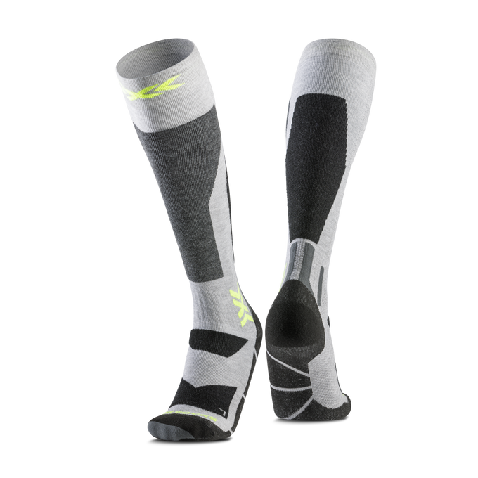 Socken X-SOCKS SNOWBOARD DISCOVER OTC RHINO GREY/CANARY - 2025/26