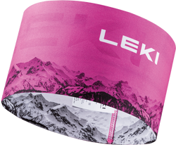 Stirnband LEKI XC Headband Neonpink/White