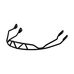 Shred Hard-Ear Chin Guard Black - 2025/26