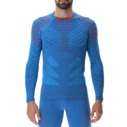 Thermal underwear UYN Man Resilyon Uw Shirt Lg Sl.turtle Neck Blue/Red - 2024/25