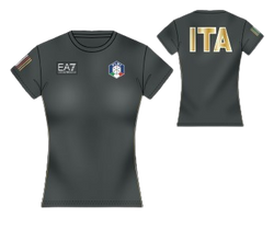 Hemd Emporio Armani Fisi TEE SS Woman Dark Grey - 2024/25 