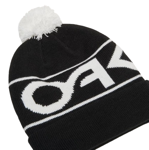 Cap Oakley Factory Cuff Beanie Black/White Logo