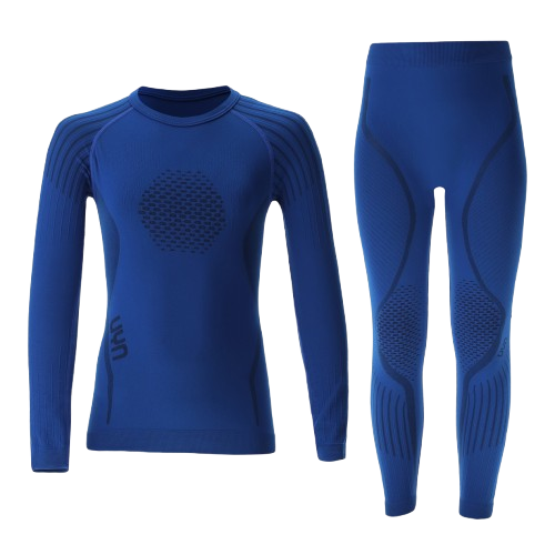 Thermoaktive Kleidung UYN Junior Visyon 2.0 Uw Set (Shirt Lg. sl./pants Long) Royal Blue - 2025/26