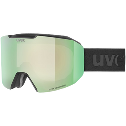 Goggles Uvex Evidnt ATTRACT V Black Matt/Mirror Green + spare lens - 2025/26