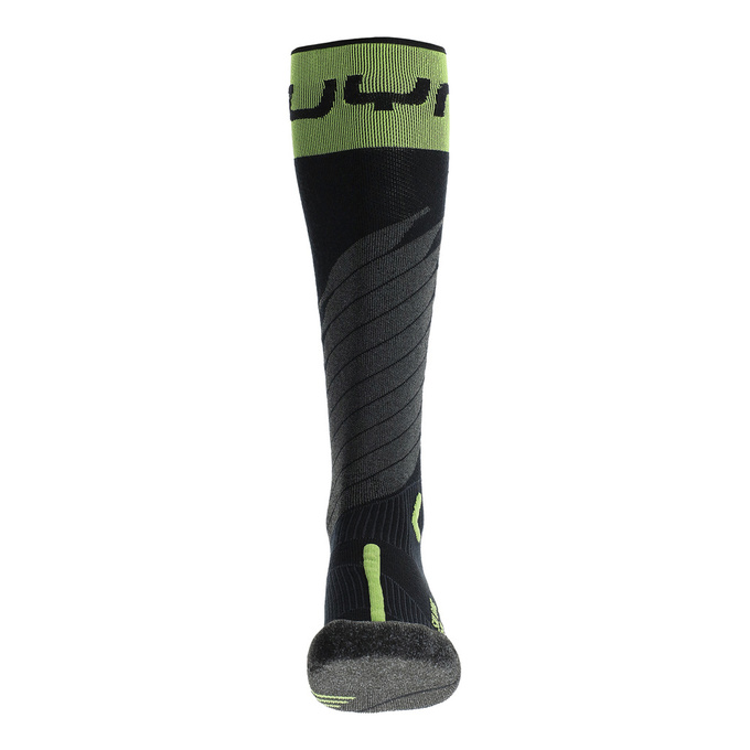 Skisocken UYN Man Ski One Merino Socks Black/Lime - 2025/26