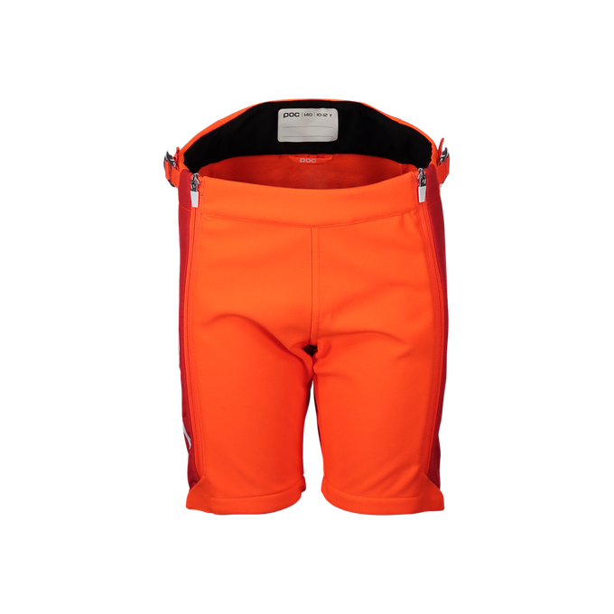 Spodenki na gumę POC Race Shorts Jr Fluorescent Orange - 2022/23